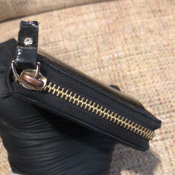 KATE SPADE Black Leather Full Zipper Continental Wallet with Full Coin Section - Picture 5 of 16